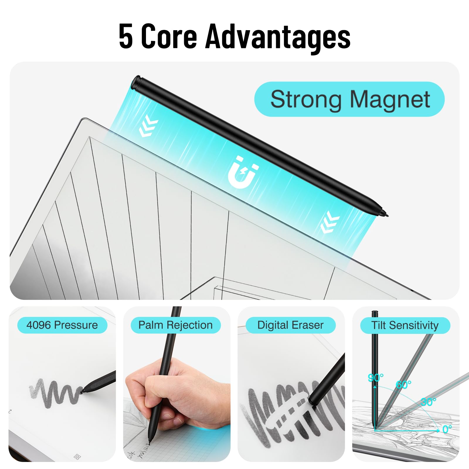 Amazon.com: Magnetic Stylus Pen for Remarkable 2 Pen with Eraser